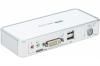 Kvm 2 ports DVI/USB 2.0 avec Audio 2ports