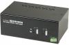 KVM DVI+VGA/USB/Audio 2 Ports + Cables