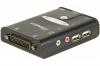 POCKET KVM 2 PORTS VGA/USB/Audio + DATA LINK + Hub