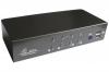 KVM VGA/USB 4 PORTS AVEC CABLES + Audio
