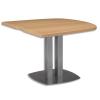 GAUTIER Table 1/2 ovale sliver Chne Fil Dimensions L105 x H75 x P115 cm