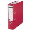 LEITZ Classeur  levier 180 degrs, en carton rembord de polypropylne, dos 75mm, coloris rouge