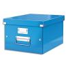 LEITZ Bote CLICK&STORE M-Box. Format A4 - Dimensions : L281xH200xP369mm. Coloris bleu Wow.