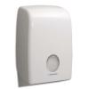AQUARIUS Distributeur d'essuie-mains plis enchevtrs - Dim. L39,9 x H26,5 x P13,6 cm coloris blanc