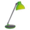 UNILUX Lampe Fluorescente Fluocolor vert - Tte D15,7 x H13,5 cm, Bras L49,5 cm Socle D22,5 cm