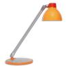 UNILUX Lampe Fluorescente Fluocolor orange - Tte D15,7 x H13,5 cm, Bras L49,5 cm Socle D22,5 cm