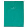 CALLIGRAPHE Protge-cahier PVC opaque (grain cuir) 20/100me avec porte-tiquette 17x22 vert sapin