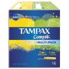 TAMPAX Multi-pack Compak format essai 2 x 8 Tampons avec applicateur 8 Rgulier et 8 Super