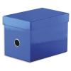 FAST Bote de rangement COLORLINE en carton, aspect brillant. Format mini. Coloris bleu.