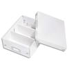 LEITZ Bote CLICK&STORE S-Box avec compartiments amovibles. Coloris blanc.
