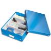 LEITZ Bote CLICK&STORE M-Box avec compartiments amovibles. Coloris bleu.