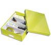 LEITZ Bote CLICK&STORE M-Box avec compartiments amovibles. Coloris vert.