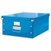 LEITZ Bote CLICK&STORE L-Box. Format A3 - Dimensions : L36,9xH20xP48,2cm. Coloris bleu.