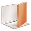 ESSELTE Classeur 4 anneaux WOW carton pellicul intrieur et extrieur - Dos 25mm - Coloris orange