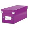 LEITZ Bote de rangement pour CD Click&Store coloris WOW Violet 60410062