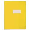 ELBA Protge-cahier 17x22cm Strong Line cristal 15/100 + renforcs (30/100). Coloris jaune