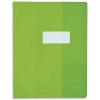 ELBA Protge-cahier 17x22cm Strong Line cristal 15/100 + renforcs (30/100). Coloris vert