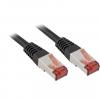 Cordon RJ45 CAT 6 F/UTP noir - 3 m