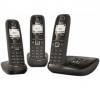 KIT TRIO TELEPHONE GIGASET AS405A DECT AVEC REPONDEUR RCP 0.00 +DEEE 0.04 EURO INCLUS