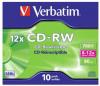 CD-RW  80 min. 4-10x VERBATIM DATALIFE HI-SPEED - BOITE DE 10