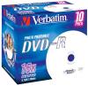 Pack de 10 DVD-R 4.7 Go VERBATIM Imprimable Blanc Inkjet