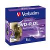 VERBATIM DVD+R 8.5GB LIGHTSCRIBE SURFACE VERSION 1.2 BOITE DE 5 Eco Contribution 9.04 euro inclus
