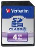 SD CARD SDHC 4 GB CLASSE 6 VERBATIM
