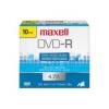 DVD-R 4.7 16XP10 IMPRIMABLE PRINTABLE WHITE BOITIER SLIM X 10 Eco Contribution 9 euro inclus