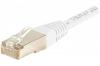 Cordon RJ45 CAT 6 F/UTP blanc - 1 m