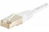 Cordon RJ45 CAT 6 S/FTP blanc - 1,5 m