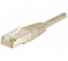 Cordon RJ45 CAT 5e F/UTP gris - 1 m