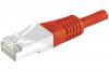 DEXLAN Cordon RJ45 CAT 6A S/FTP rouge - 1 m