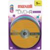 Pack de 5 DVD-R couleur Maxell 4.7 Go
