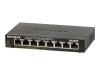 SWITCH NON MANAGEABLE 8 PORTS 10/100/1000 RJ45 DONT 4 PORTS POE BOITIER METAL