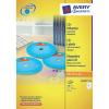 Avery Etiquettes pour CD/DVD - boite de 200 etiquettes,  117mm 