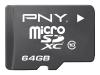 PNY PERFORMANCE - CARTE MEMOIRE ADAPTATEUR MICROSDXC VERS SD INCLUS 64 Go - Class 10 (dont 3.85 Eu eco taxe)