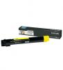 TONER LEXMARK JAUNE 24000 PAGES HAUT RENDEMENT X950